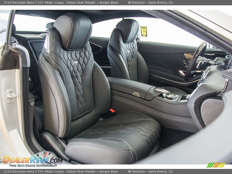 designo Black Interior - 2016 Mercedes-Benz S 550 4Matic Coupe Photo #2