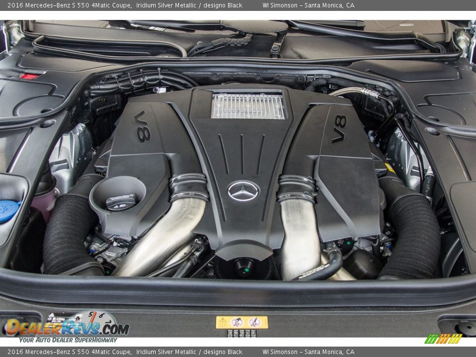 2016 Mercedes-Benz S 550 4Matic Coupe 4.7 Liter biturbo DI DOHC 32-Valve VVT V8 Engine Photo #9