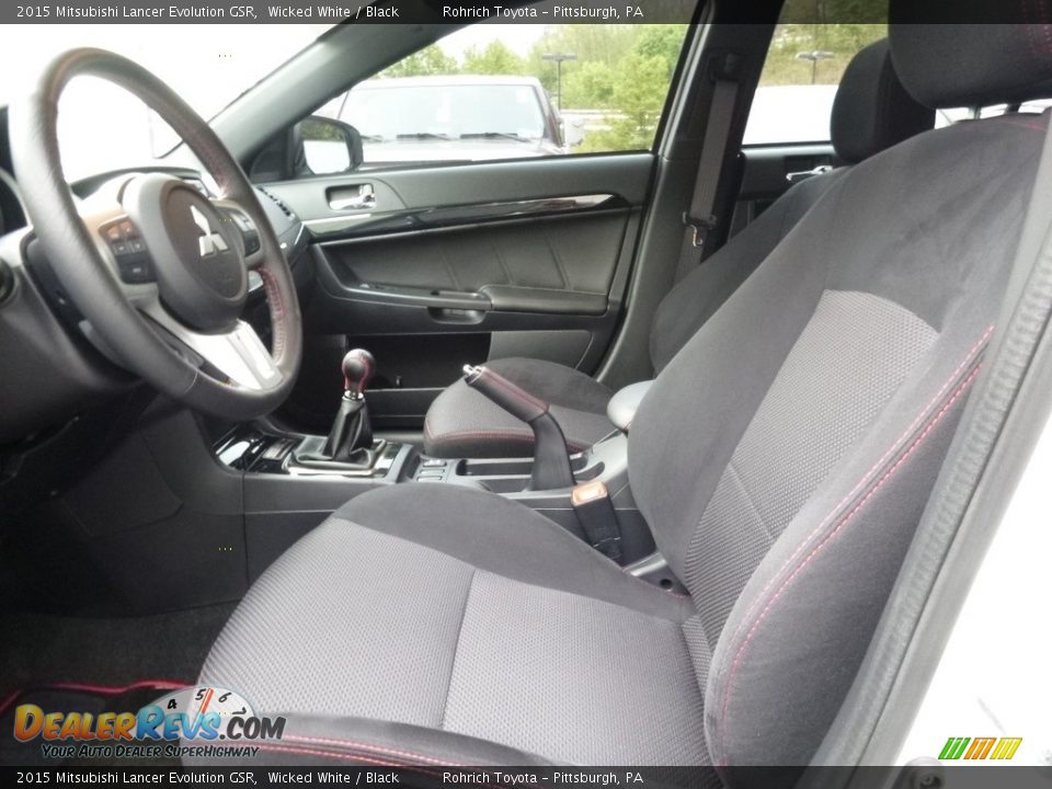 Black Interior - 2015 Mitsubishi Lancer Evolution GSR Photo #5