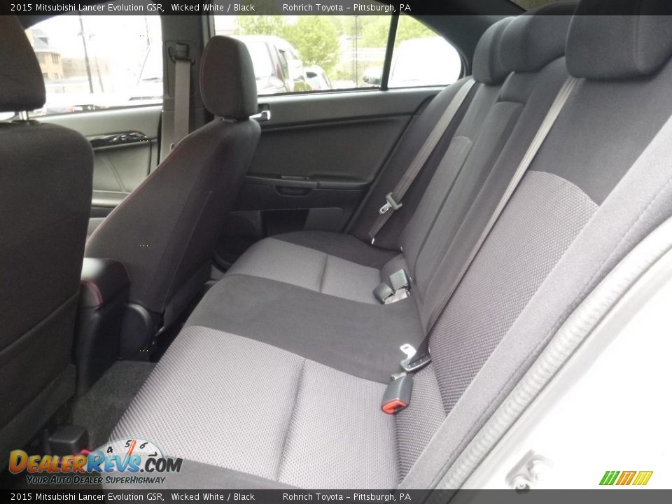 Rear Seat of 2015 Mitsubishi Lancer Evolution GSR Photo #6