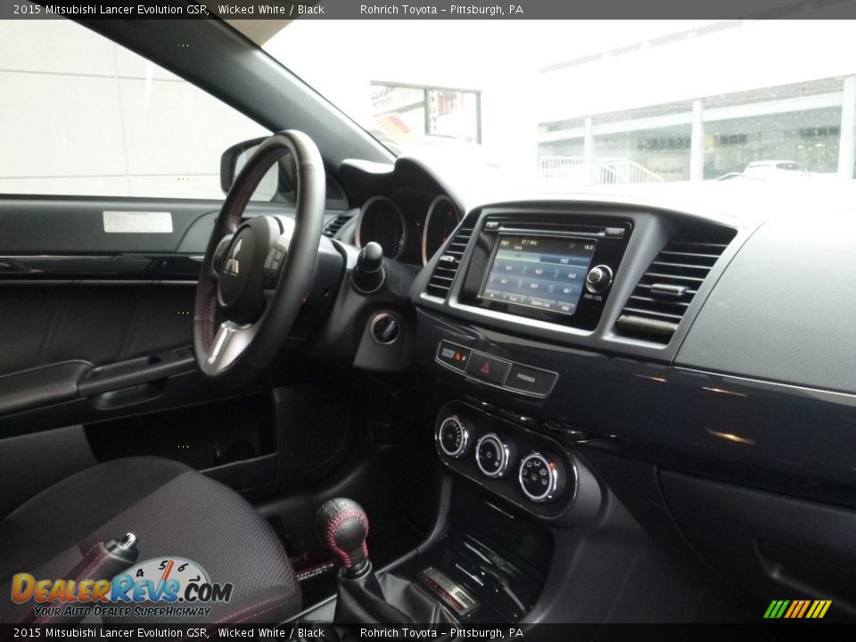 2015 Mitsubishi Lancer Evolution GSR Wicked White / Black Photo #11