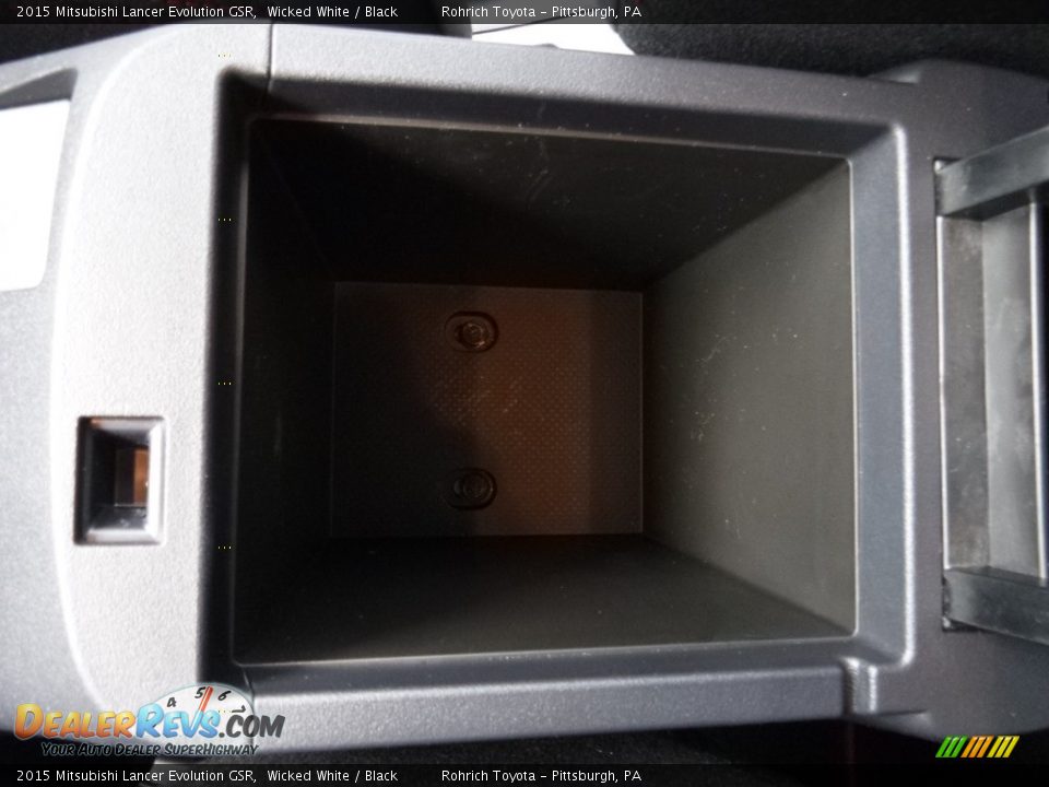 2015 Mitsubishi Lancer Evolution GSR Wicked White / Black Photo #20