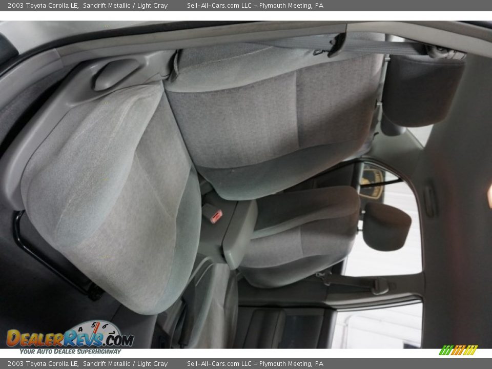 2003 Toyota Corolla LE Sandrift Metallic / Light Gray Photo #17