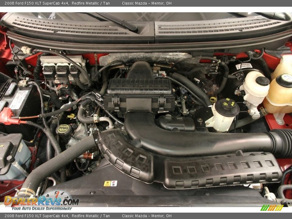 2008 Ford F150 XLT SuperCab 4x4 Redfire Metallic / Tan Photo #13