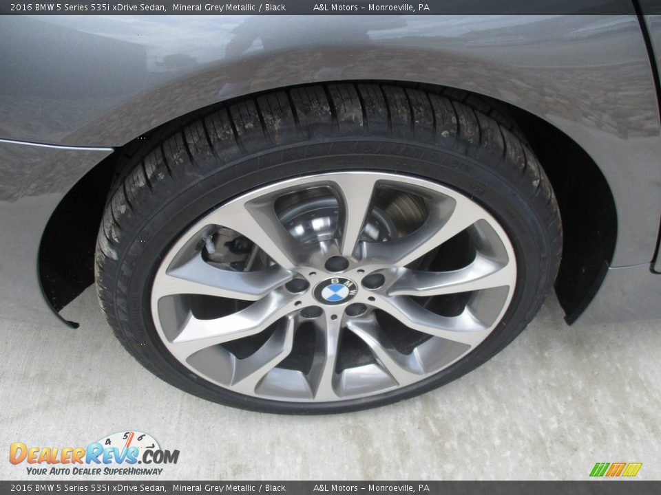 2016 BMW 5 Series 535i xDrive Sedan Mineral Grey Metallic / Black Photo #3