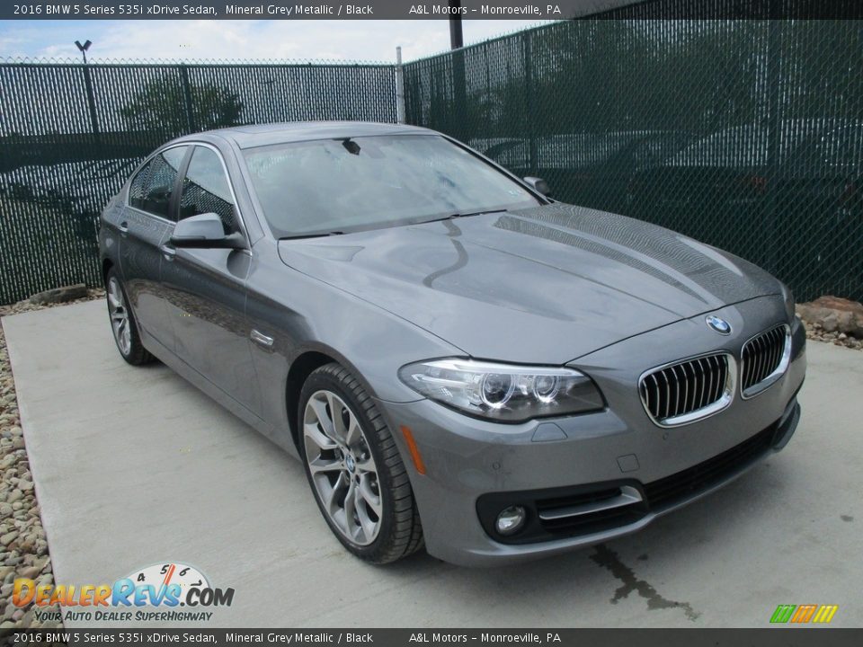 2016 BMW 5 Series 535i xDrive Sedan Mineral Grey Metallic / Black Photo #5