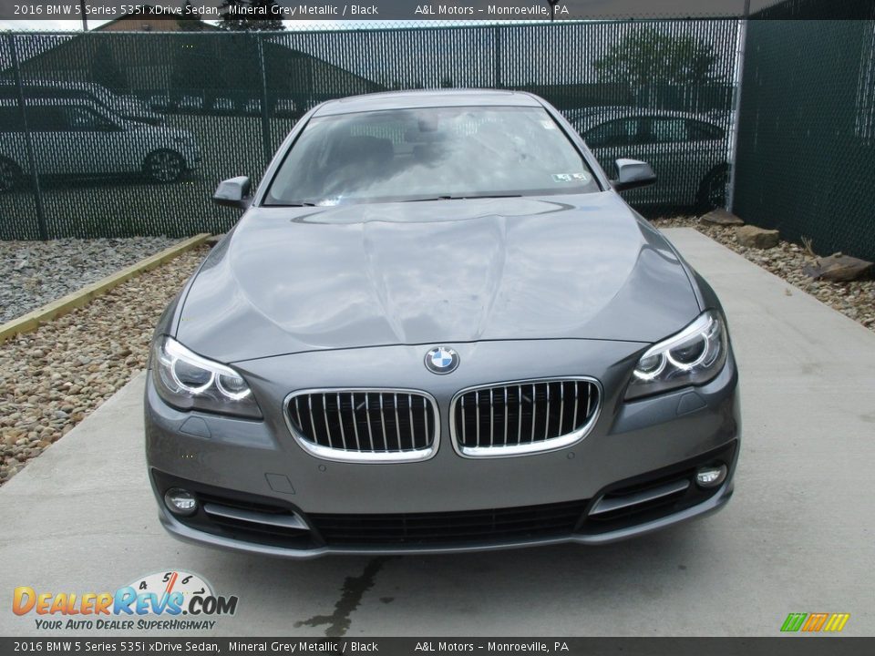2016 BMW 5 Series 535i xDrive Sedan Mineral Grey Metallic / Black Photo #6