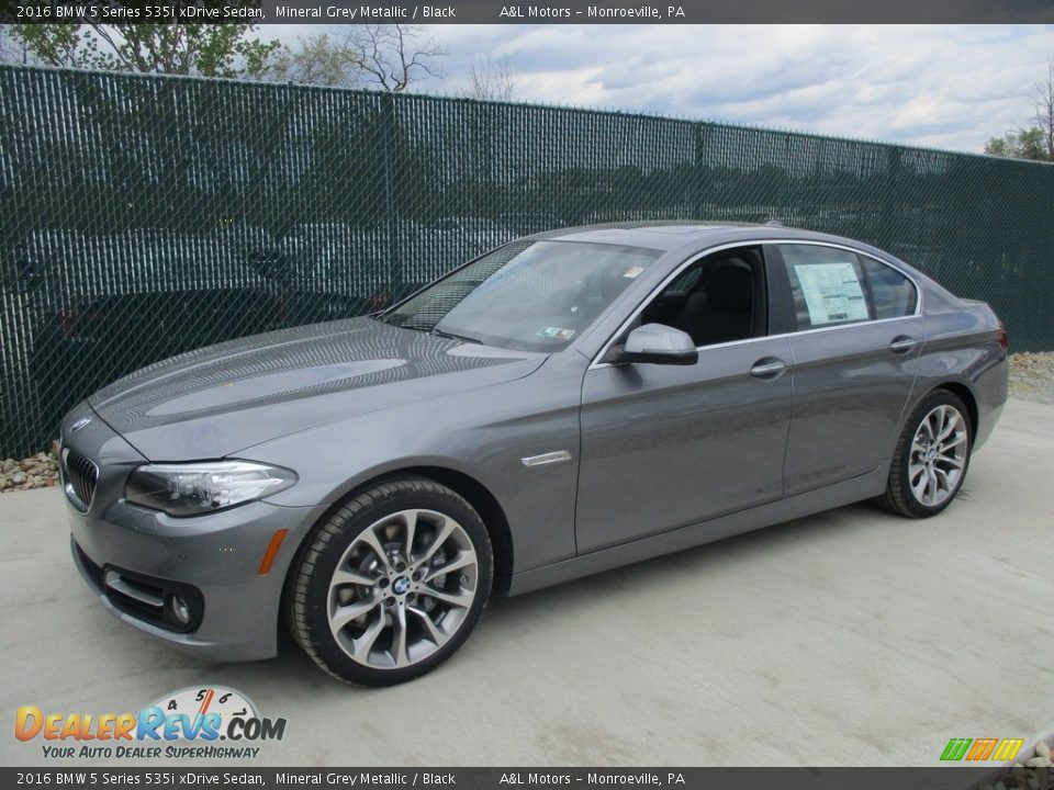 2016 BMW 5 Series 535i xDrive Sedan Mineral Grey Metallic / Black Photo #8