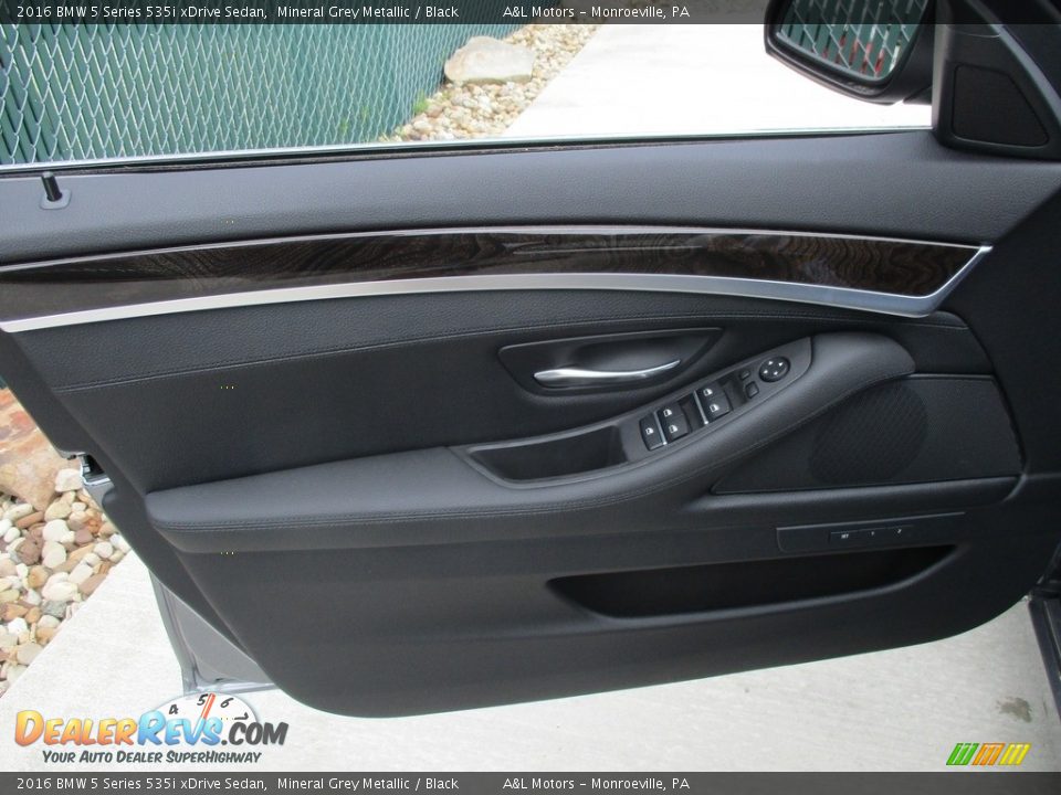 2016 BMW 5 Series 535i xDrive Sedan Mineral Grey Metallic / Black Photo #10