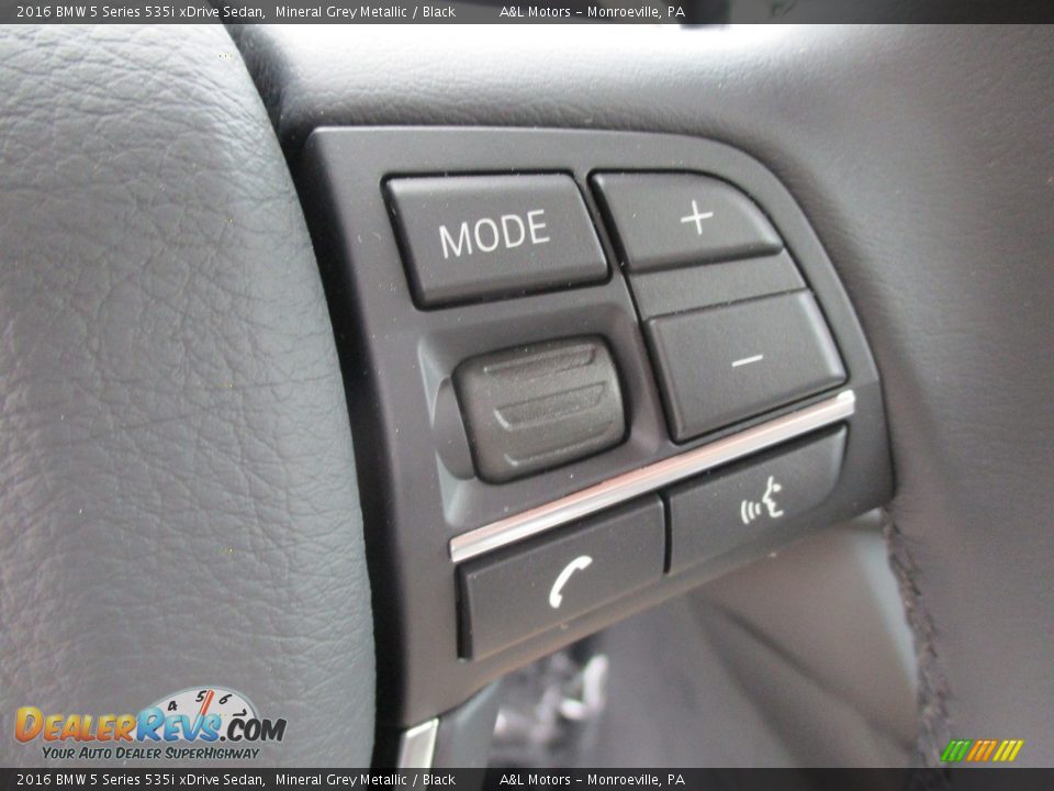 2016 BMW 5 Series 535i xDrive Sedan Mineral Grey Metallic / Black Photo #18