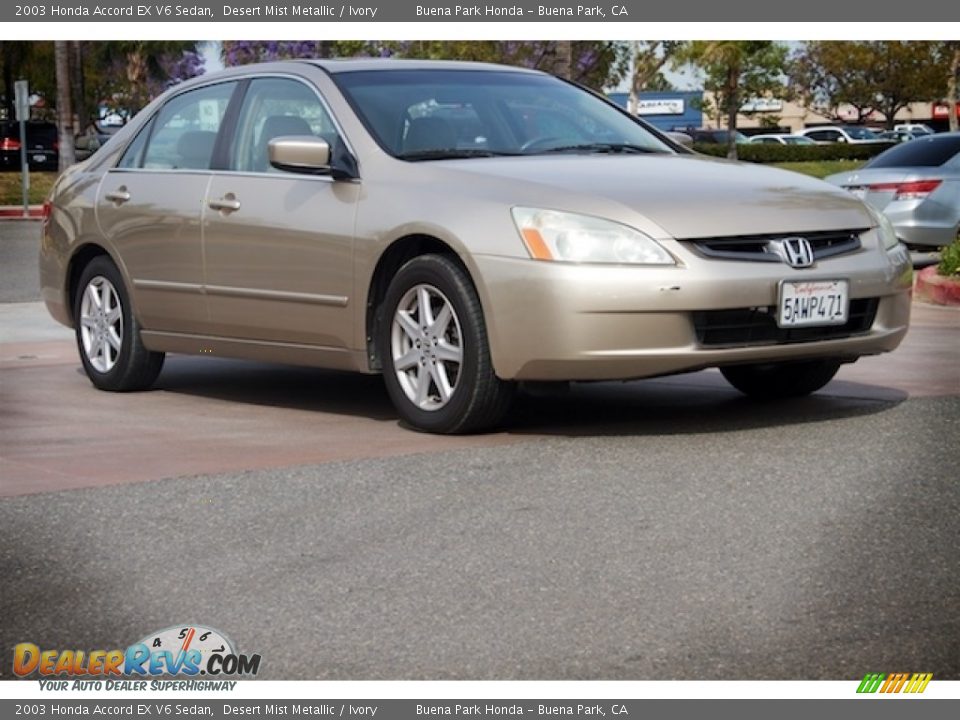 2003 Honda Accord EX V6 Sedan Desert Mist Metallic / Ivory Photo #1