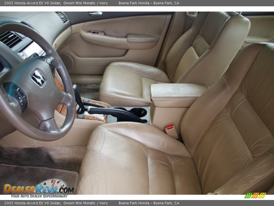2003 Honda Accord EX V6 Sedan Desert Mist Metallic / Ivory Photo #3