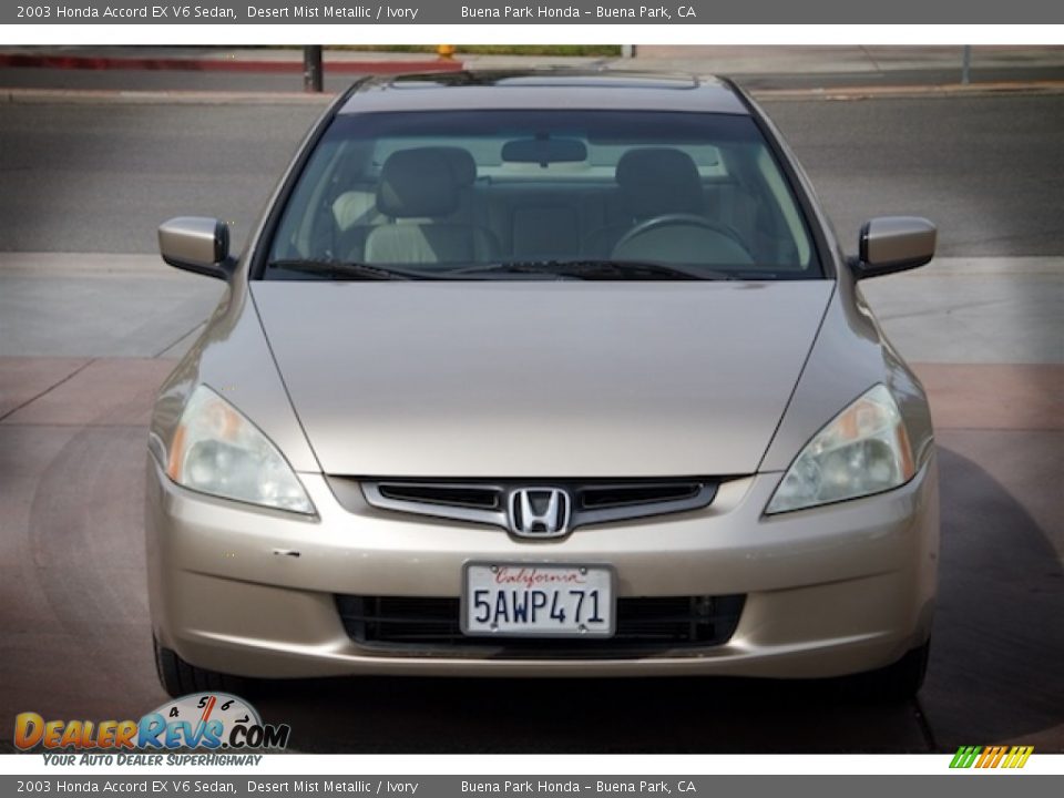 2003 Honda Accord EX V6 Sedan Desert Mist Metallic / Ivory Photo #7
