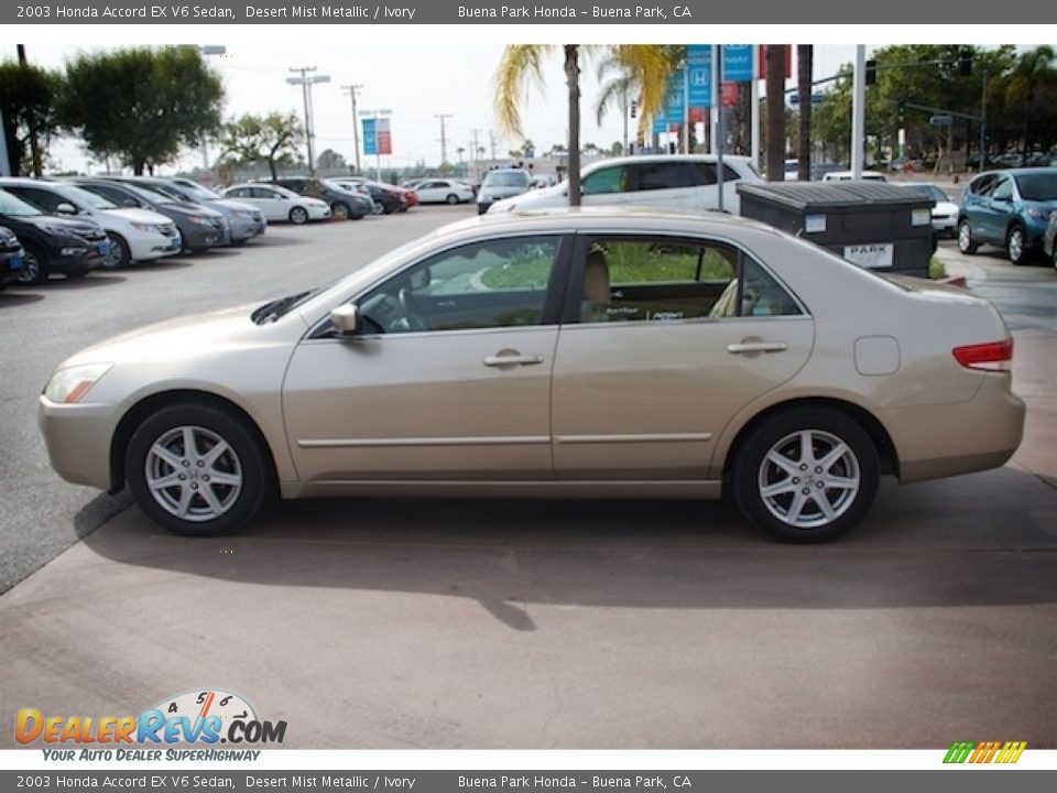 2003 Honda Accord EX V6 Sedan Desert Mist Metallic / Ivory Photo #9