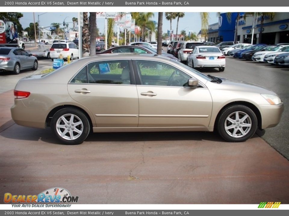 2003 Honda Accord EX V6 Sedan Desert Mist Metallic / Ivory Photo #12
