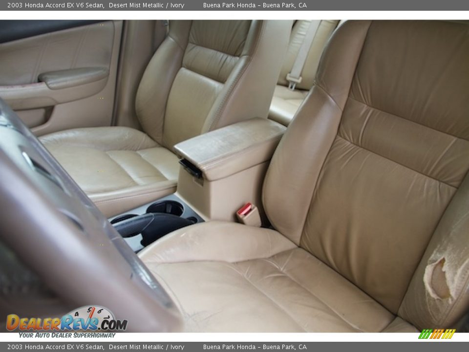 2003 Honda Accord EX V6 Sedan Desert Mist Metallic / Ivory Photo #14