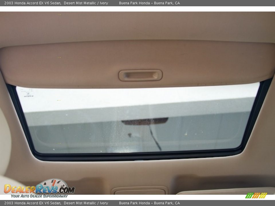 2003 Honda Accord EX V6 Sedan Desert Mist Metallic / Ivory Photo #15