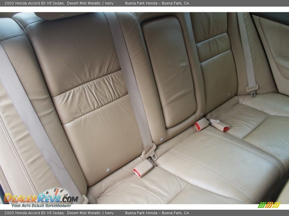 2003 Honda Accord EX V6 Sedan Desert Mist Metallic / Ivory Photo #18