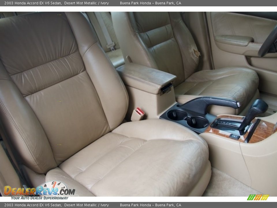 2003 Honda Accord EX V6 Sedan Desert Mist Metallic / Ivory Photo #20