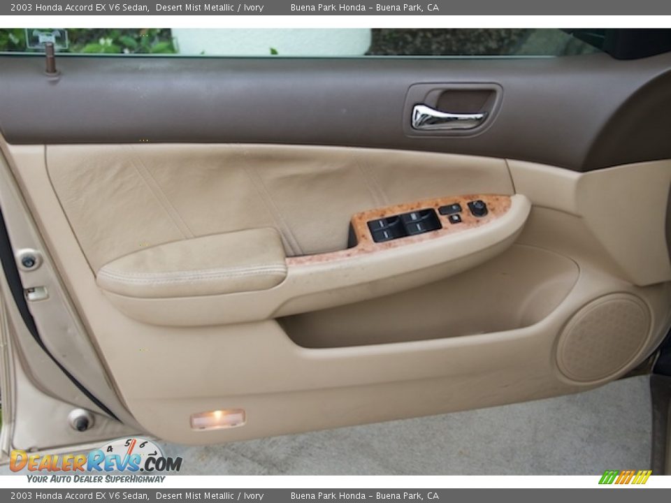 2003 Honda Accord EX V6 Sedan Desert Mist Metallic / Ivory Photo #22