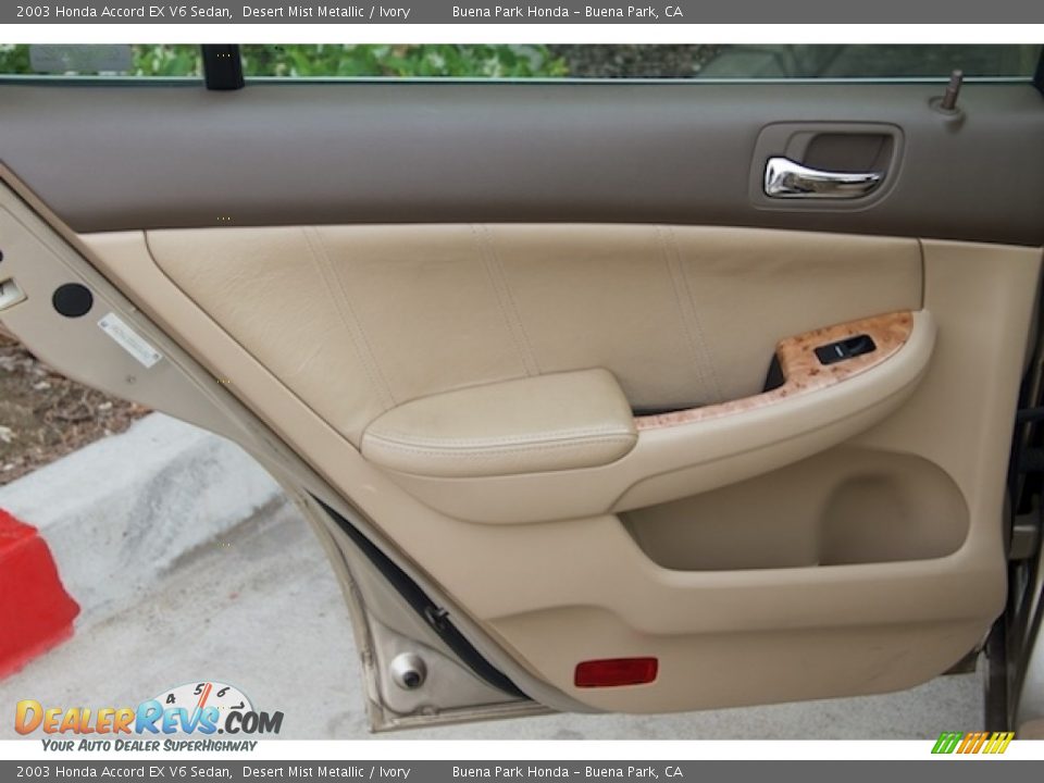 2003 Honda Accord EX V6 Sedan Desert Mist Metallic / Ivory Photo #23