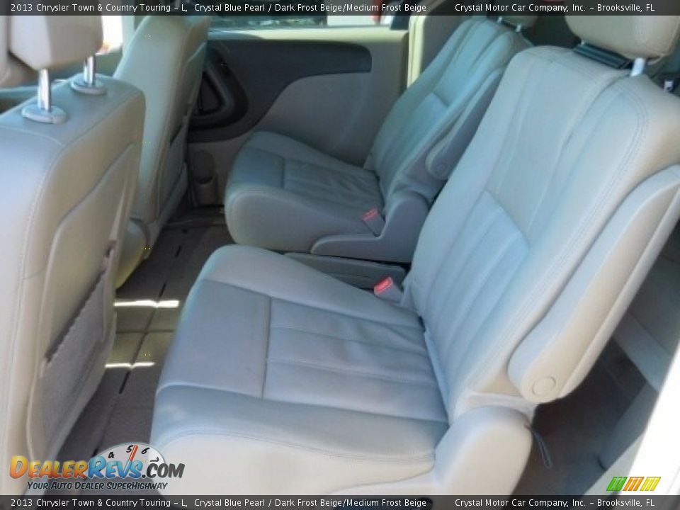 2013 Chrysler Town & Country Touring - L Crystal Blue Pearl / Dark Frost Beige/Medium Frost Beige Photo #5