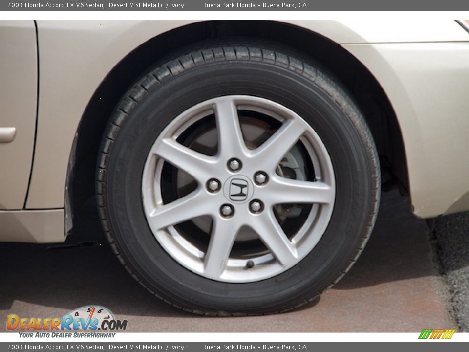 2003 Honda Accord EX V6 Sedan Desert Mist Metallic / Ivory Photo #26
