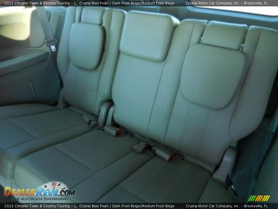 2013 Chrysler Town & Country Touring - L Crystal Blue Pearl / Dark Frost Beige/Medium Frost Beige Photo #6