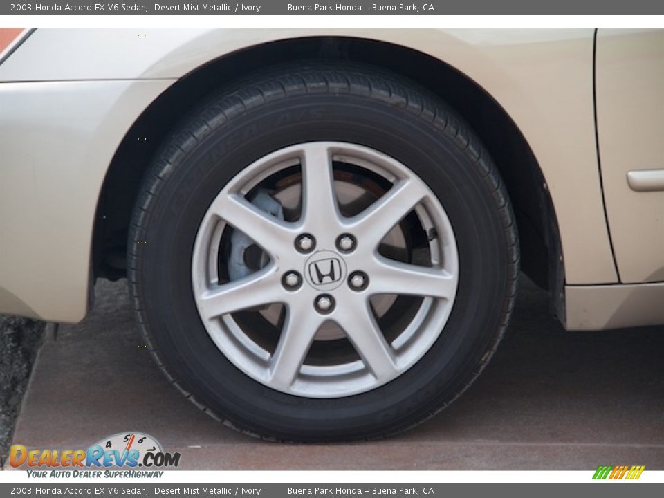 2003 Honda Accord EX V6 Sedan Desert Mist Metallic / Ivory Photo #28