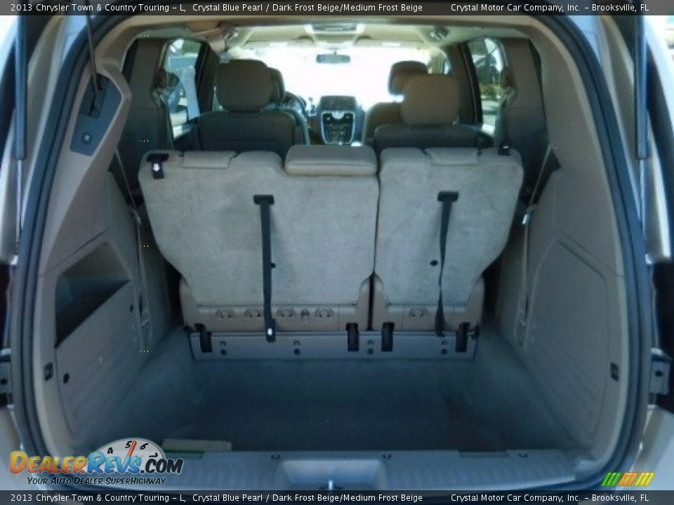 2013 Chrysler Town & Country Touring - L Crystal Blue Pearl / Dark Frost Beige/Medium Frost Beige Photo #8