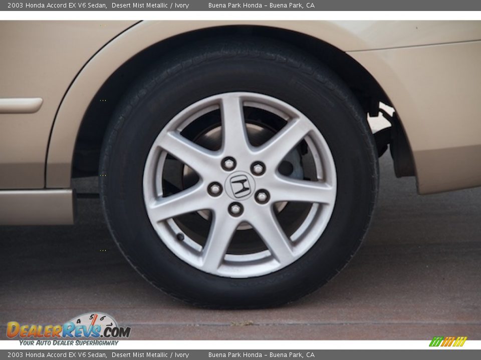 2003 Honda Accord EX V6 Sedan Desert Mist Metallic / Ivory Photo #29