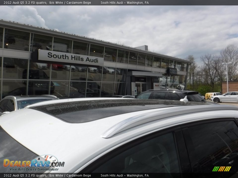 2012 Audi Q5 3.2 FSI quattro Ibis White / Cardamom Beige Photo #4