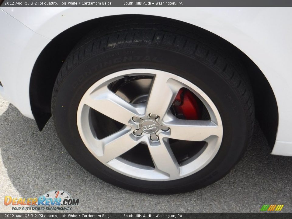 2012 Audi Q5 3.2 FSI quattro Ibis White / Cardamom Beige Photo #6