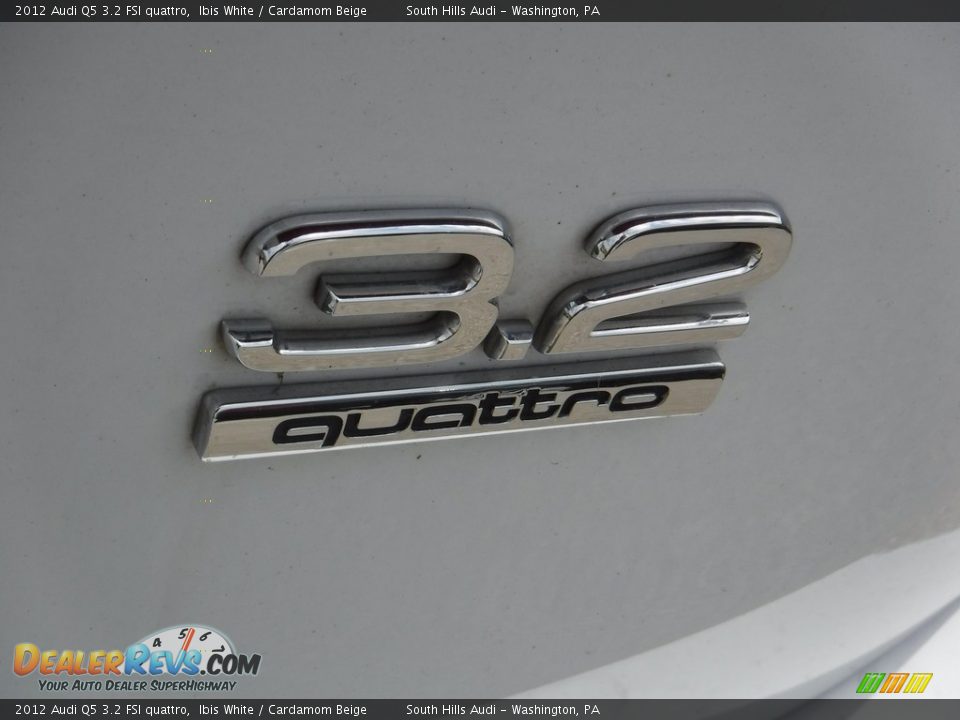 2012 Audi Q5 3.2 FSI quattro Ibis White / Cardamom Beige Photo #13