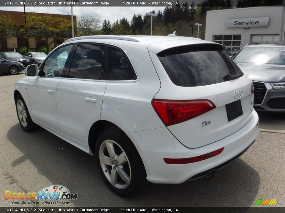 2012 Audi Q5 3.2 FSI quattro Ibis White / Cardamom Beige Photo #14