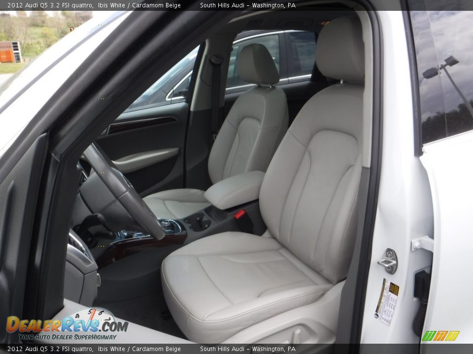 2012 Audi Q5 3.2 FSI quattro Ibis White / Cardamom Beige Photo #18