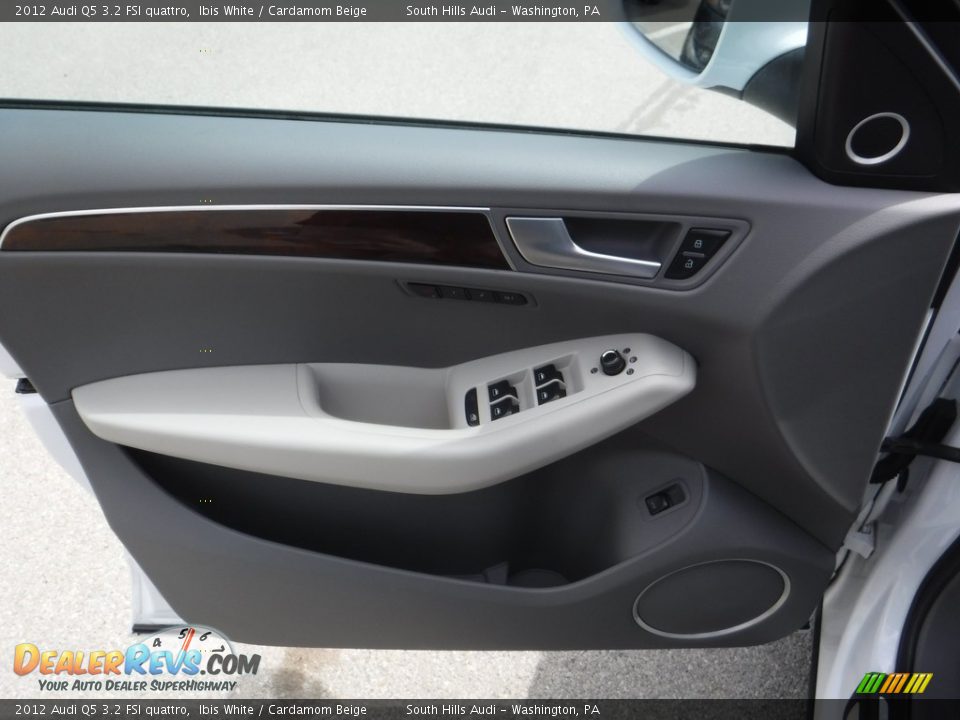 2012 Audi Q5 3.2 FSI quattro Ibis White / Cardamom Beige Photo #20