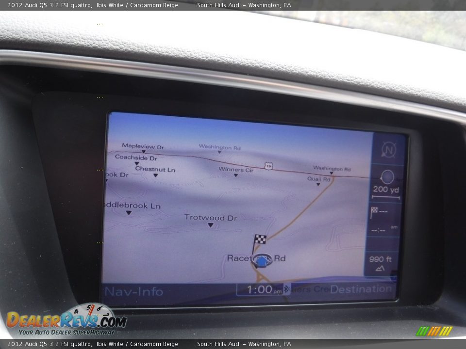 2012 Audi Q5 3.2 FSI quattro Ibis White / Cardamom Beige Photo #22