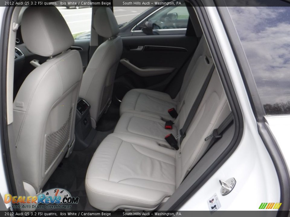 2012 Audi Q5 3.2 FSI quattro Ibis White / Cardamom Beige Photo #30