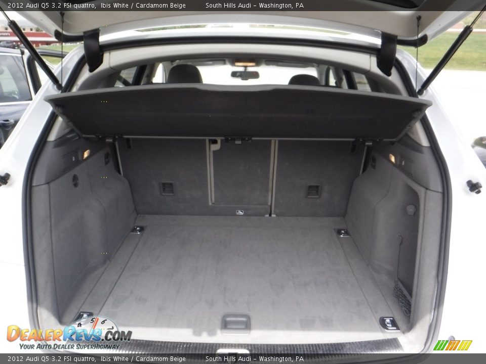 2012 Audi Q5 3.2 FSI quattro Ibis White / Cardamom Beige Photo #32