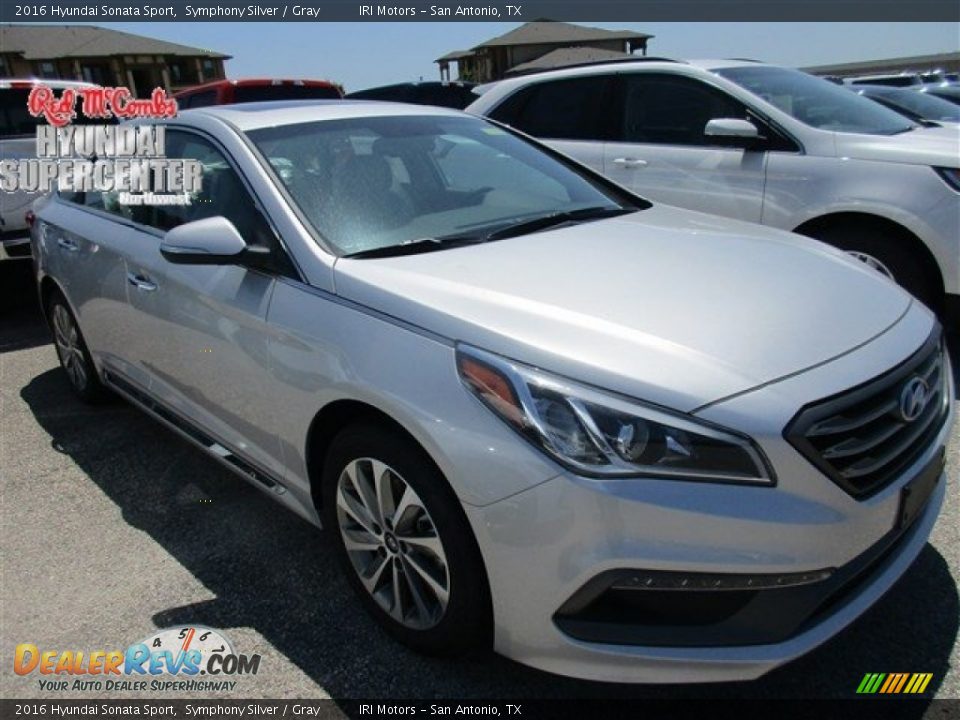 2016 Hyundai Sonata Sport Symphony Silver / Gray Photo #1