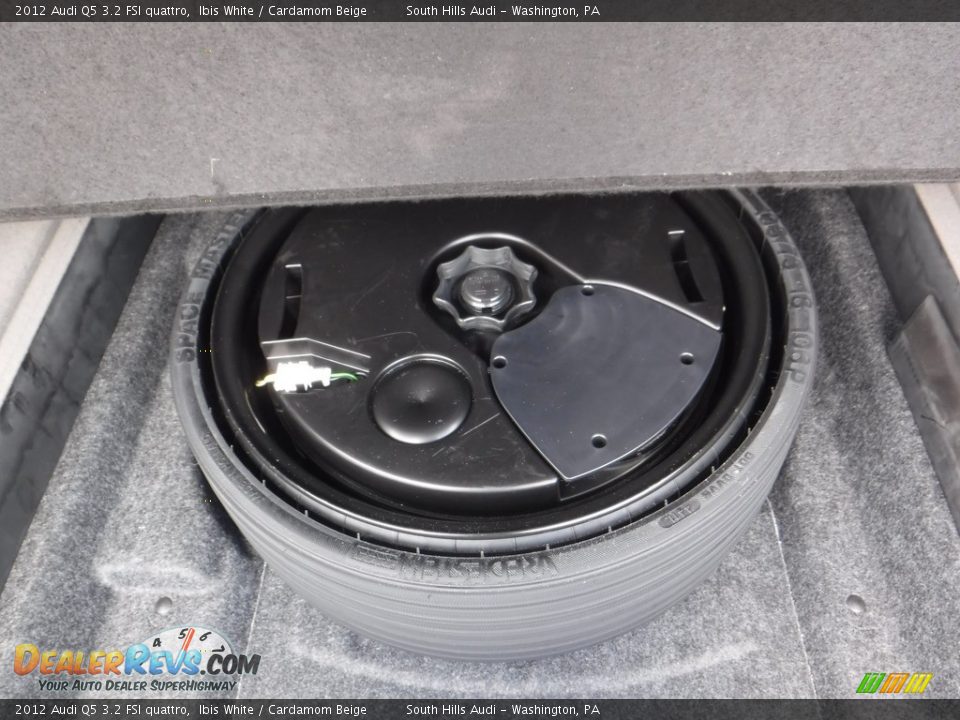 2012 Audi Q5 3.2 FSI quattro Ibis White / Cardamom Beige Photo #34