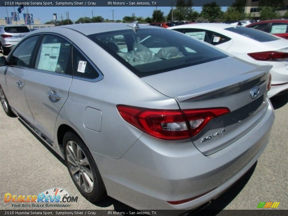 2016 Hyundai Sonata Sport Symphony Silver / Gray Photo #4