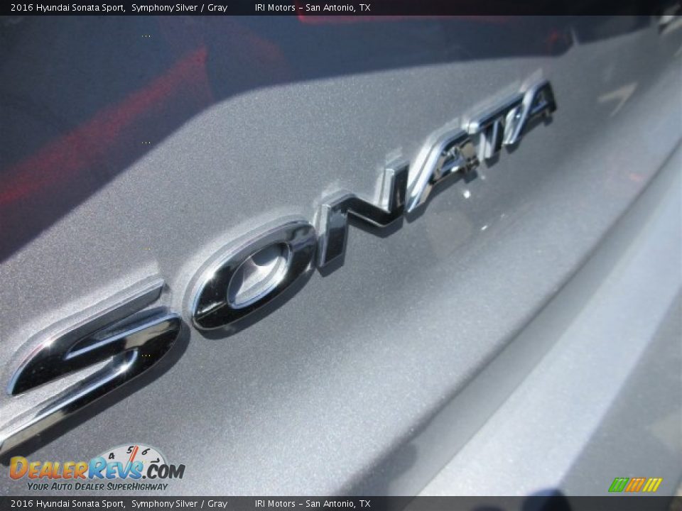 2016 Hyundai Sonata Sport Symphony Silver / Gray Photo #5