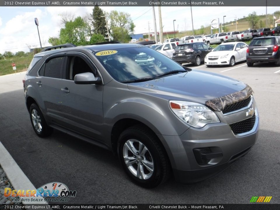 2012 Chevrolet Equinox LT AWD Graystone Metallic / Light Titanium/Jet Black Photo #6