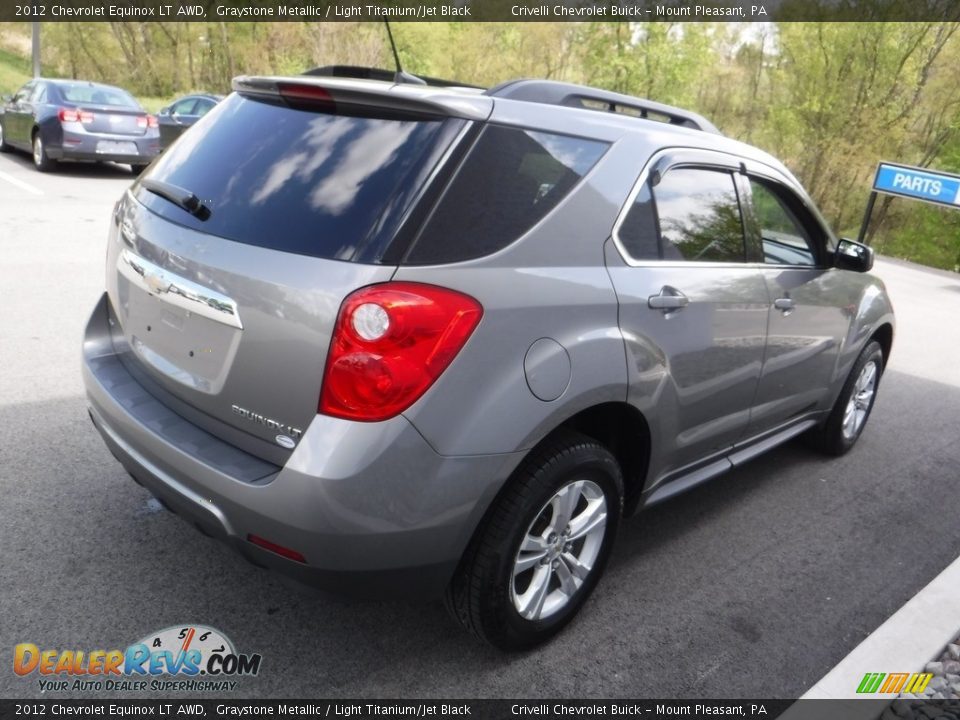 2012 Chevrolet Equinox LT AWD Graystone Metallic / Light Titanium/Jet Black Photo #8