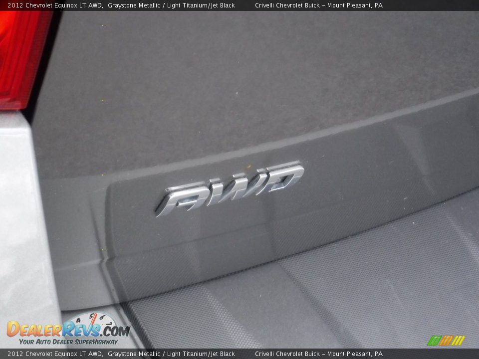 2012 Chevrolet Equinox LT AWD Graystone Metallic / Light Titanium/Jet Black Photo #10