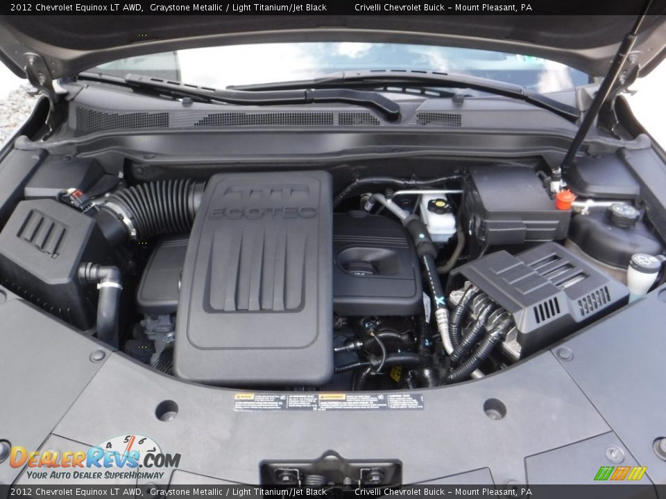2012 Chevrolet Equinox LT AWD Graystone Metallic / Light Titanium/Jet Black Photo #11