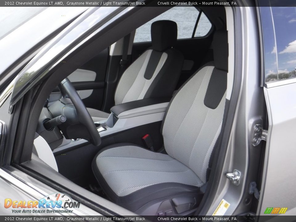 2012 Chevrolet Equinox LT AWD Graystone Metallic / Light Titanium/Jet Black Photo #14