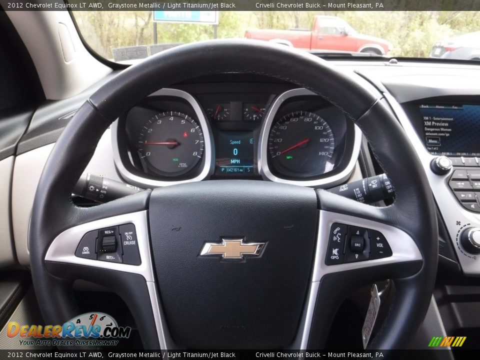 2012 Chevrolet Equinox LT AWD Graystone Metallic / Light Titanium/Jet Black Photo #21